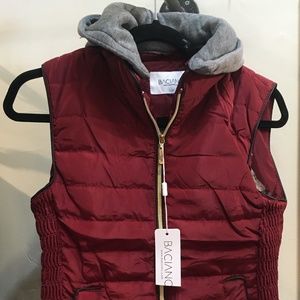 Baciano Puffy Vest with Hood